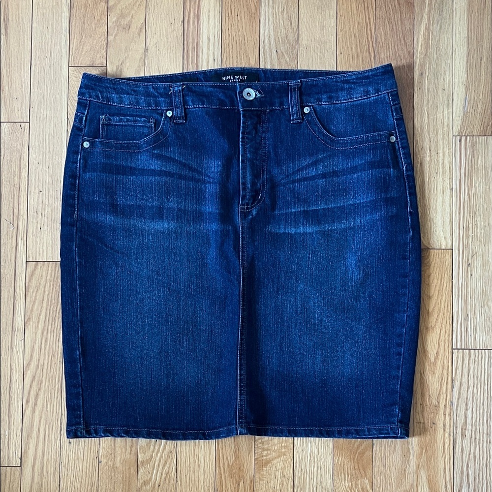 Nine West Jean Skirt